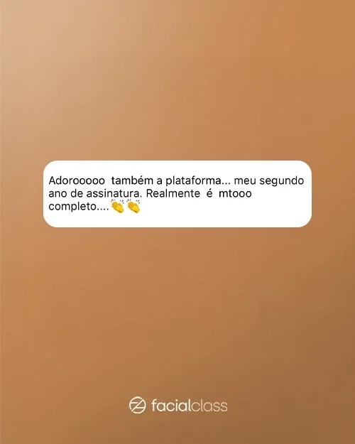 Depoimento de aluna da Facial Academy